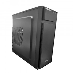 Carcasa Spacer Office, ATX, MidTower, fara sursa, USB 2.0 x 2, USB 3.0 x 1, PSU shroud, black „SPCS-OC-TOP” - Img 2