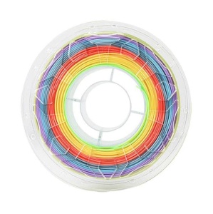 CREALITY CR PLA 3D Printer Filament, Rainbow, Printing temperature: 190-220, Filament diameter: 1.75mm, Tensile strength: 60MPa, Size of filament wheel: Diameter 200mm, height 66mm, hole diameter 56mm. Utilizare: pana la 6 luni de la deschiderea - Img 2