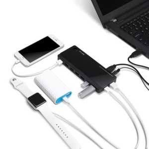 Hub USB TP-Link UH720, 7 porturi USB 3.0, negru - Img 3