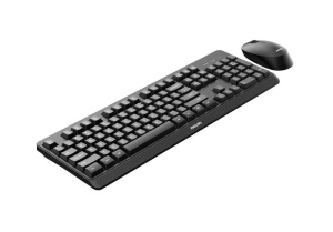Kit Philips SPT6307, wireless, 2.4GHz, 104 taste, membrana, baterii 1x AAA + 1x AA, negru + Mouse SPK7307 - Img 6