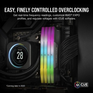 Memorie RAM DIMM Corsair VENGEANCE 32GB(2x16) DDR5 5600MHz CL36, 1.25V AMD EXPO COOL GREY - Img 11