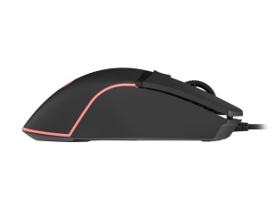 Mouse gaming cu fir Gensesis Krypton 220, senzor optic, interfata USB, rezolutie maxima 6400 DPI, numar butoane 6, iluminare RGB, maximum frame rate 6 666 FPS, negru - Img 9