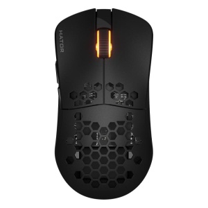 Mouse wireless Hator Stellar Pro, conectivitate 2.4GHz, bluetooth si USB, polling rate pana la 1000Hz, capacitate baterie 300mAh, durata de viata baterie in modul wireless pana la 18 ore (iluminare pornita), pana la 42 de ore (iluminare oprita), timp - Img 7