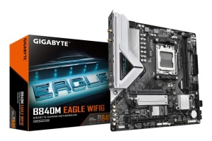 Placa de Baza GIGABYTE B840M EAGLE WIFI6 AM5, 2x DDR5, 1x DP 1x HDMI, 1x PCIE 4.0 x16 1x PCIE 3.0 x16, 2x M.2, 4x SATA 6GB/s, mATX - Img 2