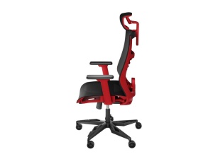 Scaun gaming Genesis Astat 700 G2, material Mesh PureFlow Plus, reglabil pe inaltime, greutate maxima suportata 120 kg, inaltime scaun reglabil 27.5 - 34.5 cm, spatar ajustabil 135°, dimensiuni roti 60mm, echipat cu piston cu gaz clasa 4, negru/rosu - Img 6