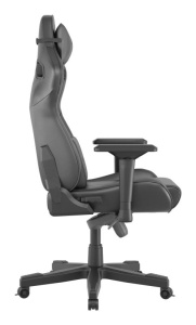 Scaun gaming Genesis Nitro 950, material piele ecologica, reglabil pe inaltime, greutate maxima suportata 150 kg, inaltime scaun reglabil 50 - 55 cm, spatar ajustabil 160°, dimensiuni roti 60mm, echipat cu piston cu gaz clasa 4, manere 4D, negru - Img 5