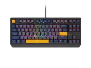 Tastatura gaming mecanica cu fir Genesis Thor 230 TKL, iluminare RGB, switch Linear, switch model Outemu Panda, numar taste 87, 11 butoane multimedia, lungime cablu 1.6m, dimensiuni 363 x 155 x 39 mm, naval blue - Img 7