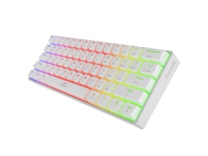 Tastatura gaming mecanica wireless Genesis Thor 660 G2 60% , iluminare RGB, switch Tactile, switch model Gateron Brown, numar taste 61, 13 butoane multimedia, lungime cablu 1.5m, dimensiuni 293 x 102 x 39 mm, alb - Img 7