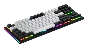 Tastatura mecanica cu fir Hator Gravity TKL conectivitate USB, polling rate 1000Hz, iluminare RGB cu functia de a customiza fiecare tasta individual, tip switch HATOR Aurum Orange Linear rev.2.0, durata de viata switch 70M de clickuri, material taste - Img 8
