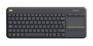Tastatura wireless Logitech Touch K400 Plus, interfata USB, cu touchpad, dimensiuni 354.3 x 139.9 x 23.5 mm, negru - Img 5