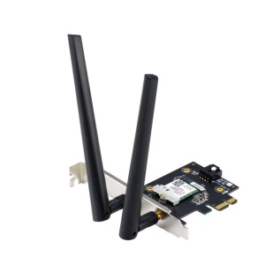 ASUS PCE-AXE5400 Wifi Bluetooth 5.2 PCIe adapter, WI-FI 6, 2.4GHz / 5GHz / 6GHz, greutate: 49.7G, 2 x Antene externe, PCI-Express x 1. - Img 4