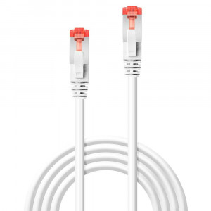 Cablu retea Lindy 3m Cat.6 S/FTP, RJ45, white - Img 2