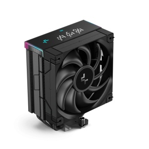 Cooler Procesor DEEPCOOL AK400 DIGITAL PRO NEGRU, marime heatsink 120x60x152mm, un ventilator, viteza ventilator 500-1750 RPM +/- 10%, Airflow: 60.89 CFM, Suport AMD: AM4/AM5, suport INTEL: LGA 1851/1700/1200/1151/1150/1155, nivel de zgomot: 28 dBA - Img 1