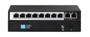 Extralink CERES PoE Switch 8x 100Mb/s PoE/PoE+ 2x RJ45 Uplink 100Mb/s 96W - Img 2