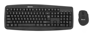 Kit Tellur tastatură și mouse fără fir, tip tastatura SUA, 105 taste, rezolutie mouse 800/1200/1600 DPI reglabil, negru - Img 4