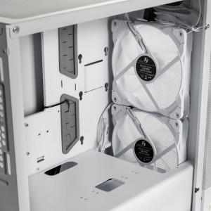 Lian Li LANCOOL 205M Mesh Mc-ATX T G alb, Preinstalled fans 2x 140 mm - Img 8