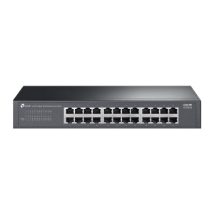LiteWave 24-Port Gigabit Switch PORT: 24× Gigabit RJ45 Ports SPEC: 1U 13-inch Rack-mountable Steel Case FEATURE: Plug and Play - Img 1