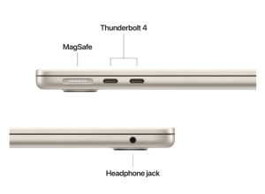 MacBook Air 13.6" Retina/Apple M4 (CPU 10-core, GPU 10-core, NeuralEngine 16-core)/32GB/512GB - starlight - INT KB (2025) 35W (cto from MC6A4RO/A) - Img 6