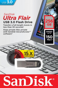 Memorie USB Flash Drive SanDisk Ultra Flair, 256GB, USB 3.0 - Img 2