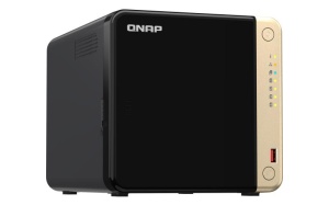 NAS QNAP 464 4-Bay, CPU Intel® Celeron® N5105/N5095 4-core/4-thread Processor, RAM 8 GB DDR4 (onboard, not expandable), HDD 4 x 2.5"/3.5" SATA 6Gbps + 2 x M.2 2280 PCIe Gen 3 x1 SSD slots (neincluse), LAN: 2 x 2.5GbE (optional 10GbE expansion via a PCIe - Img 4