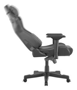 Scaun gaming Genesis Nitro 950, material piele ecologica, reglabil pe inaltime, greutate maxima suportata 150 kg, inaltime scaun reglabil 50 - 55 cm, spatar ajustabil 160°, dimensiuni roti 60mm, echipat cu piston cu gaz clasa 4, manere 4D, negru - Img 6