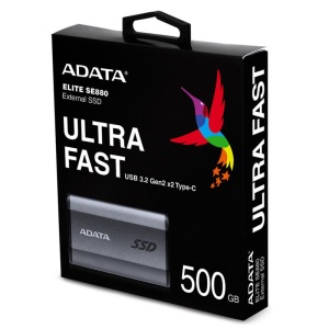 SSD extern Adata Elite SE880, 500GB, USB 3.2,TITANIUM - Img 9