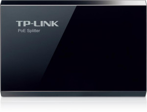 TP-Link, PoE Splitter, TL-POE10R, IEEE 802.3, 2*10/100/1000Mbps RJ45, Amperaj 2A, negru - Img 1
