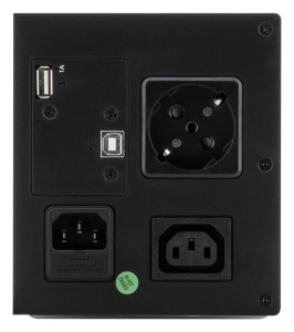 UPS Legrand KEOR SP 800, 800VA/480W, 1x IEC + 1x German standard sockets, USB HID tip B, stabilizator electronic (AVR), baterie 1 x 12V/ 9 Ah, 230V, forma sinusoidala simulata in forma de unda, tehnologie Line interactive VI, interfata RGB LED bar - Img 8
