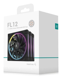 Ventilatoare DEEPCOOL FL12-3in1 120mm, CFM 55, presiune 2.82 mmAq, viteza de rotatie 500-2150 RPM +/- 10% - Img 9