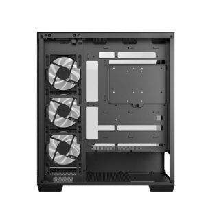 Carcasa DEEPCOOL CG580 4F Mid Tower ARGB NEGRU, Tempered Glass+ABS+SGCC, Sloturi Expansiune 7, Drive Bays: 2x3.5" 2x2.5", Ventilatoare Suportate: 10 (spate: 1x120mm sau 1x140mm, sus: 3x120mm sau 2x140mm, lateral: 3x120mm, jos: 1x120mm, invaluit in sursa: - Img 8