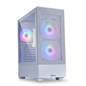 Carcasa PC Lian Li LANCOOL 205 Mesh C Mid-Tower White, Tempered Glass, 1x120mm 2x140mm preinstalled fans, PCI Slots 7, ATX - Img 9
