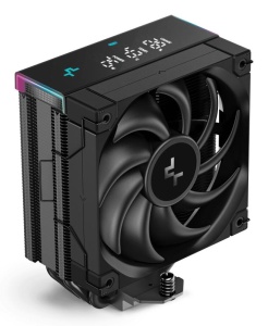 Cooler Procesor DEEPCOOL AK400 DIGITAL PRO NEGRU, marime heatsink 120x60x152mm, un ventilator, viteza ventilator 500-1750 RPM +/- 10%, Airflow: 60.89 CFM, Suport AMD: AM4/AM5, suport INTEL: LGA 1851/1700/1200/1151/1150/1155, nivel de zgomot: 28 dBA - Img 2