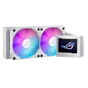 CPU COOLER ASUS ROG RYUJIN III 240 ARGB WHITE Water Block Water block dimention: 89 x 91 x 101 mm Block Material (CPU Plate): Copper Embedded FAN: YES - Speed: 5100 RPM +/- 10% - Air Pressure: 5.53 mmH2O - Air Flow: 21.08 CFM Pump Pump Solution: 8th gen - Img 10