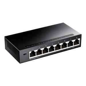 CUDY 8-Port Gigabit Ethernet Switch, 8 10/100/1000M RJ45 Ports, IGMP Snooping, Loop Detection/Prevention, 802.1p/DSCP QoS, Desktop Metal Case, Power Saving, Plug & Play, Wall-Mount - Img 3