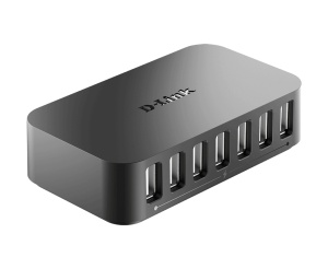 Hub USB D-Link DUB-H7, 7 porturi USB 2.0, negru - Img 2