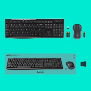 Kit Logitech Wireless Mk270, Usb, Black, 920-004508 - Img 11