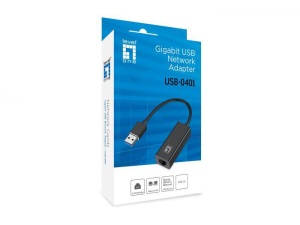 LevelOne USB-0401, Gigabit USB Network Adapter, 23.4 x 16.5 x 51 mm - Img 1