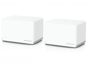 Mercusys AX1800 Whole Home Wi-Fi system HALO H70X(2-PACK),wi-fi 6 Dual-Band, Standarde Wireless: IEEE 802.11ax/ac/n/a 5 GHz, IEEE 802.11ax/n/b/g 2.4 GHz, viteza wireless: 1201 Mbps on 5 GHz, 574 Mbps on 2.4 GHz, Securitate wireless: - Img 1