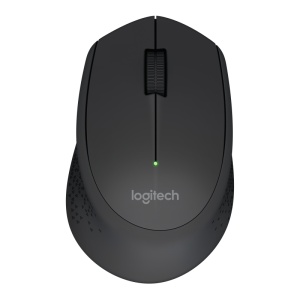 Mouse Logitech wireless M280, senzor optic, interfata nano-usbm rezolutie maxima 1000 DPI, butoane/rotite 3/1, dimensiuni 105.4 x 67.9 x 38.4 mm, negru - Img 1