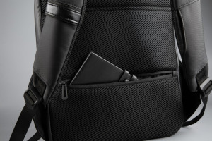 Rucsac notebook Serioux, SMART TRAVEL ST9590, dimensiuni 31 x 16 x 46 cm, rezistent la apa, compartimente multiple, compartiment separat pentru notebook: max. 15.6", bretele ajustabile, port de încărcare USB, buzunar ascuns la spate, material poliester - Img 8