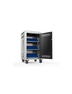Statie de incarcare CART36, suporta maxim 36 de dispozitive cu diagonala de pana la 15.6", dimensiune slot dispozitiv 2.65 x 39.5 x 26.5 cm, dimensiunea statie 65 x 60 x 113 cm, indicator LED pentru starea de incarcare, multi-function power management, - Img 1