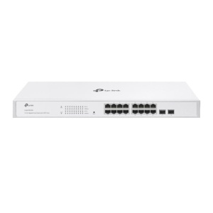 TP-LINK 16-Port Gigabit Smart Switch with 16× Gigabit RJ45 ports and 2× Gigabit SFP slots, Interfata: 16× 10/100/1000 Mbps RJ45 Ports (Auto- Negotiation/Auto MDI/MDIX), Dimensiuni: 440×180×44 mm, Capacitate Switch: 36 Gbps, Packet Forwarding Rate: 26.78 - Img 5