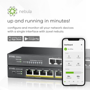 ZYXEL GS1915-8EP 8GB HYBR POE NEBULA SW - Img 10