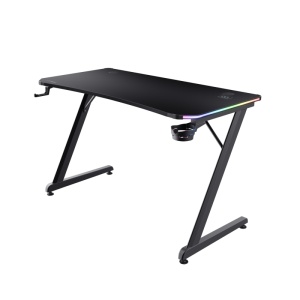 Birou gaming Trust GXT 709 Luminus, iluminare RGB, greutate 15.5 kg, greutate maxima 150 kg, negru - Img 5