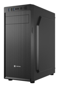 Carcasa NATEC ARACANTA Mid Tower NEGRU, Sloturi Expansiune 6, Drive Bays: 1x3.5" 3x2.5" 1x5.25", Ventilatoare Suportate: 4 (spate: 1x80mm sau 1x90mm sau 1x120mm, lateral: 1x120mm, fata: 2x120mm), Ventilatoare Incluse: 1 (spate: 1x80mm), Format Placa De - Img 8