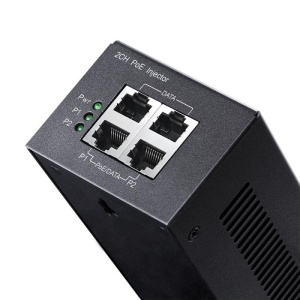 CUDY 2 Channel 30W Gigabit PoE+/PoE Injector, 2 x 30W Power Supply, 802.3at/802.3af Standard, Data and Power Carried over The Same Cable Up to 100 Meters, Metal Case - Img 4