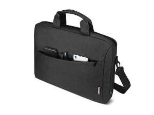 Geanta laptop Lenovo Topload T210 (ECO), 16", Negru, Functii: Rezistenta la apa, Tip inchidere: Fermoar, Material: Poliester, Dimendiuni (Lungime x Inaltime x Adancime): 390mm x 55mm x 275mm, Greutate: 0.456 Kg - Img 2