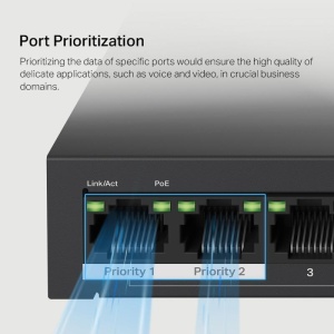 MERCUSYS DESKTOP SWITCH 10PORT MS110P POE, Interfata: 10× 10/100 Mbps, Standarde si protocoale: IEEE 802.3x Flow Control, Dimensiuni: 171*98* 27 mm, Porturi POE: 1-8, Buget POE: 65W. - Img 12