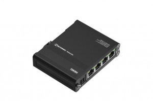 TELTONIKA 4PORT UNMANAGED DIN RAIL SWITCH TSW304, Interfata: 4 x ETH ports, 10/100/1000 Mbps, supports auto MDI/MDIX crossover, Standarde retea: 802.3i, 802.3u, 802.3ab, 802.3x, 802.3az, 802.3ad, Latime de banda: 8 Gbps, Carcasa aluminiu, Dimensiuni: 102 - Img 2