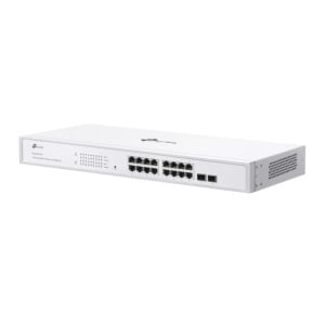 TP-LINK 16-Port Gigabit Smart Switch with 16× Gigabit RJ45 ports and 2× Gigabit SFP slots, Interfata: 16× 10/100/1000 Mbps RJ45 Ports (Auto- Negotiation/Auto MDI/MDIX), Dimensiuni: 440×180×44 mm, Capacitate Switch: 36 Gbps, Packet Forwarding Rate: 26.78 - Img 6